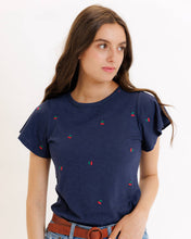 Load image into Gallery viewer, Navy Cherry Tee
