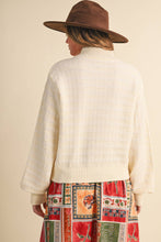 Load image into Gallery viewer, QUILTED KNIT MOCK NECK SWEATER MSW11618: Red / L
