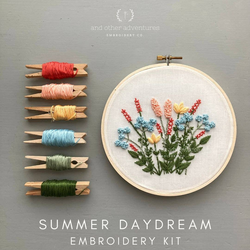 Hand Embroidery Kit - Summer Daydream