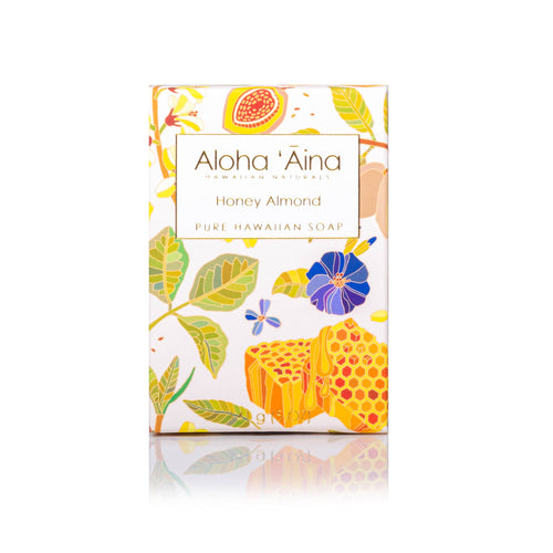 Aloha 'Aina – Honey Almond Pure Bar Soap.