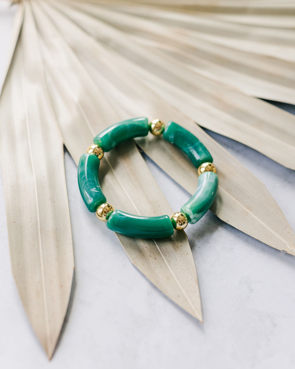 Green Acrylic Bracelet