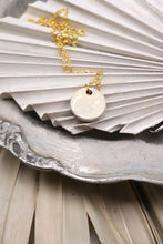 Load image into Gallery viewer, Hope Necklace - Ivory (Ceramic and Gold)
