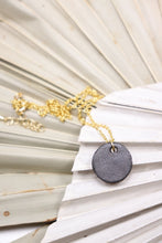 Load image into Gallery viewer, Hope Necklace - Black (Ceramic and Gold)

