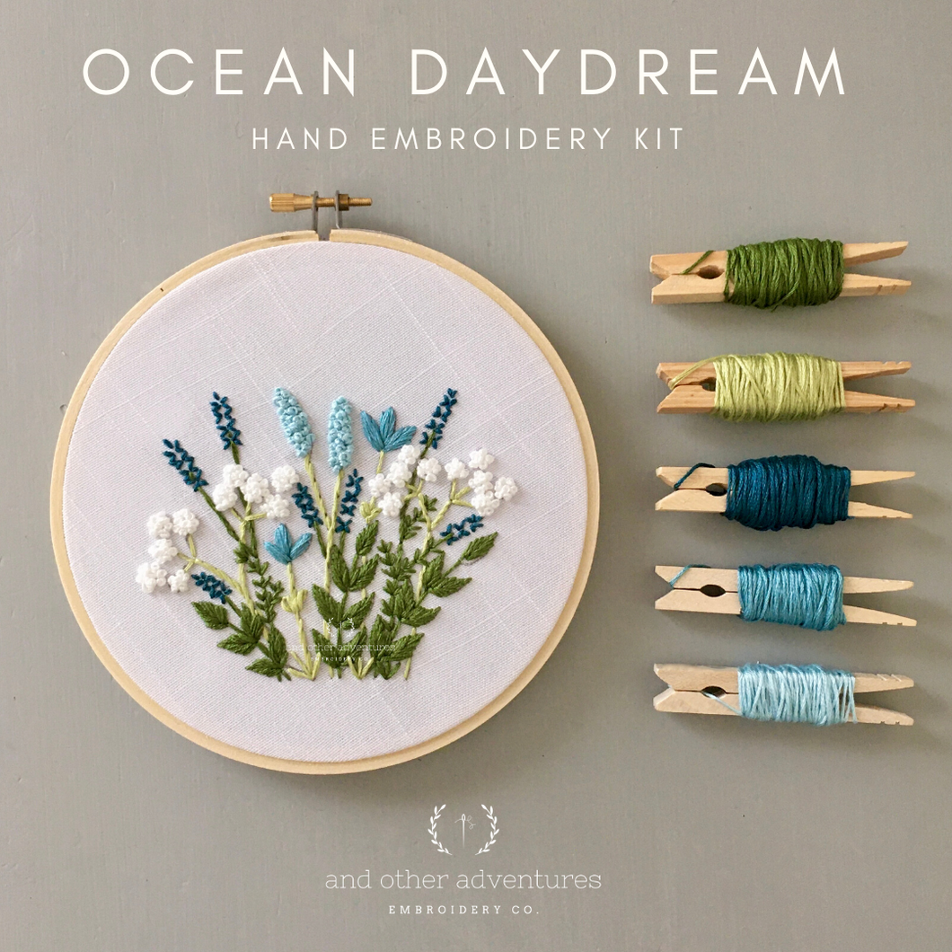 Embroidery Kit - Ocean Daydream